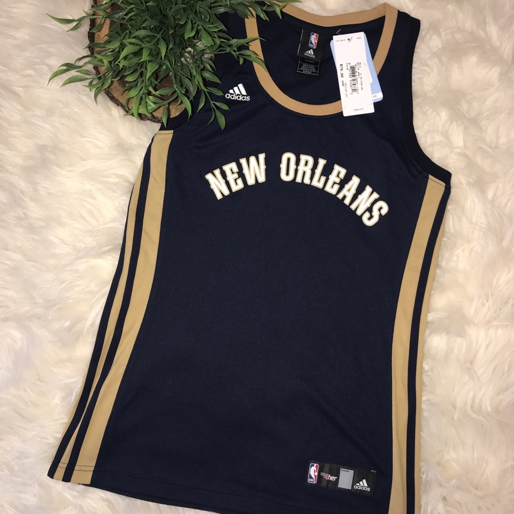 NWT - Adidas New Orleans Pelicans NBA Basketball Replica Jersey